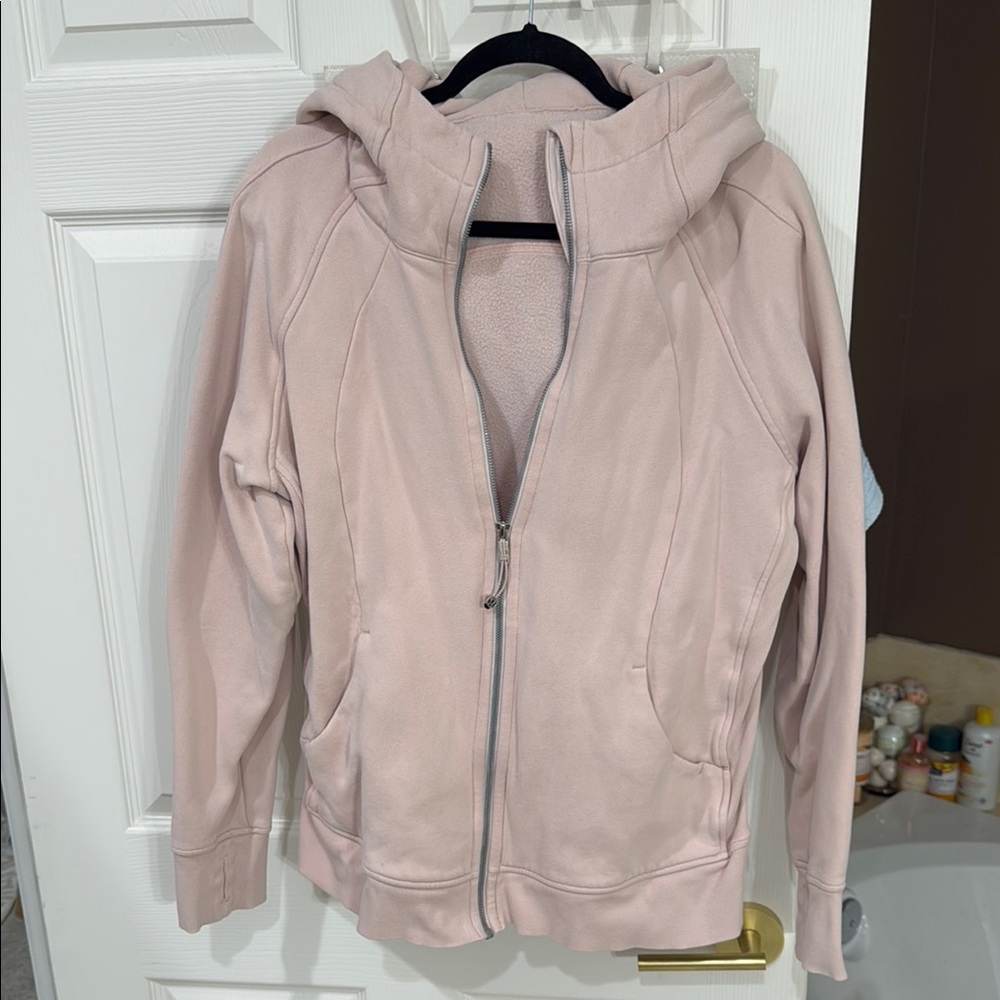 Lululemon Scuba Pink Zip-Up Hoodie